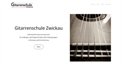 Desktop Screenshot of gitarrenunterricht-zwickau.de