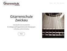 Tablet Screenshot of gitarrenunterricht-zwickau.de